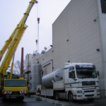 Aufstellung Abwassertankanlage