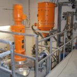 Vakuumförderung mit Dosierung über Zellradschleuse